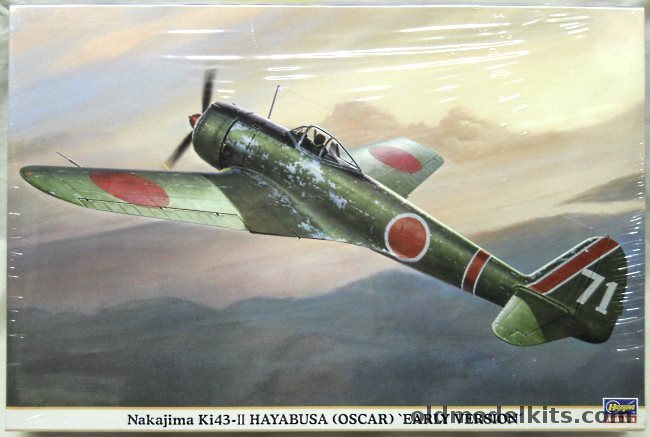 Hasegawa 1/32 Nakajima Ki-43 -II Hayabusa Oscar Early Version, 08175 plastic model kit